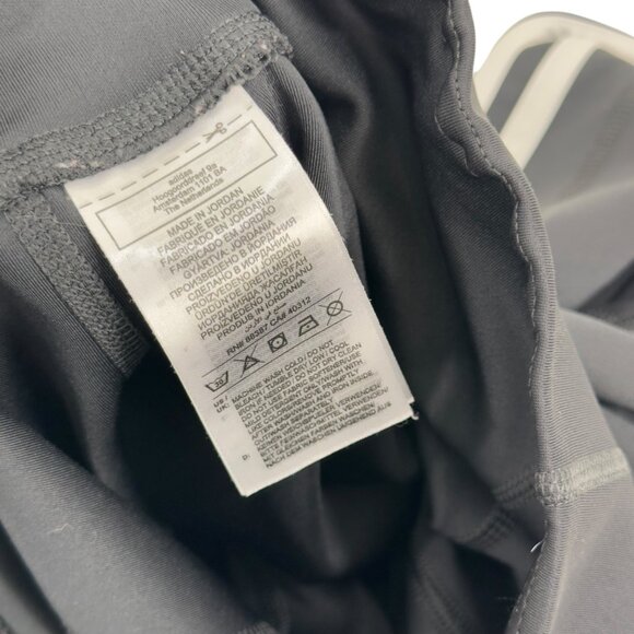 Adidas Womens Small Aeroready Primegreen Dark Gray High-Waisted Running Tights - Picture 4 of 13